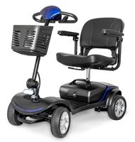 Elektrovierrad Seniorenmobil Roller 6 km/h LIBERTY Blau