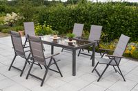 Trivero Set 7tlg. Ausziehtisch