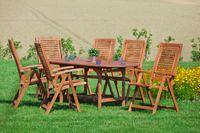 Gartenmöbelset Cordoba 7tlg. Ausziehtisch