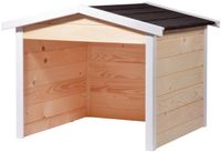 Mährobotergarage, Holz, natur