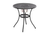 Tisch, Ø 70 cm, mit Kühler