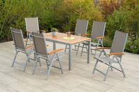 Naxos Set 7tlg. Ausziehtisch