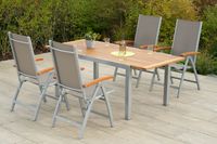 Naxos Set 5tlg. Ausziehtisch