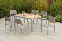 Naxos Set 7tlg. Ausziehtisch