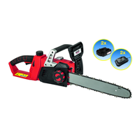 Li-Ion Akku-Kettensäge 40V inkl. 2x20V Li-Ion Akkus und Schnellladegerät Brushless-Motor