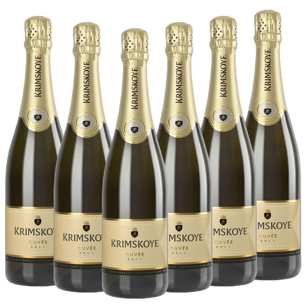 Krimskoye Sekt aus Moldawien Brut - 6er Karton