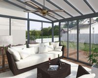 Wintergarten SanRemo 4X4.2 m in Grau