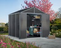 Gerätehaus Rubicon 237X229X235 cm Dunkelgrau