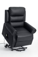 Elektrisch verstellbarer Relaxsessel, ca. 89 cm x 88 cm x 103,5 cm - Schwarz in Lederoptik
