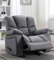 XXL-Relaxsessel mit verstellbarer Rückenlehne HSP94-DGR dunkelgrau