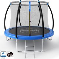 monzana Trampolin Ø244cm Sicherheitsnetz innen TÜV GS