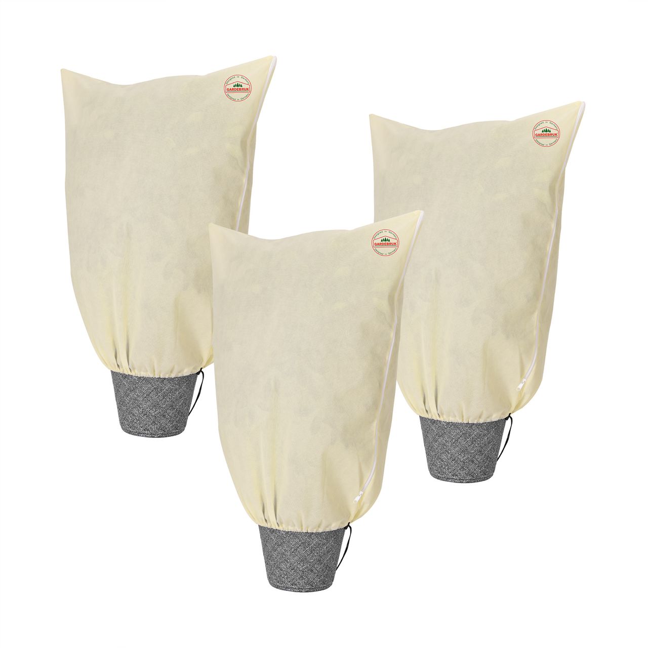 Casaria Gardebruk Pflanzenschutzhaube 3er-Set Beige 0,6x0,8m