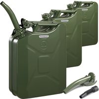 monzana Metallkanister 20L 3er-Set inkl. Ausgießer