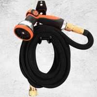 Gardebruk Gartenschlauch Schwarz 15m flexibel