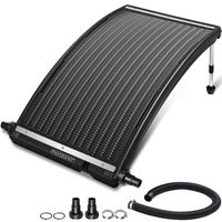 monzana Poolheizung Solar Anthrazit 110x69x14cm Sonnenkollektor Solarheizung