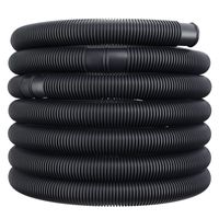 monzana Poolschlauch Schwarz Ø32mm x 14m
