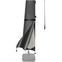 Kingsleeve Abdeckung Sonnenschirm Anthrazit Ø330cm
