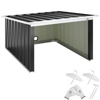 Gardebruk Mähroboter Garage Anthrazit Metall 89x90x54cm