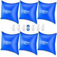 monzana Poolkissen 6er-Set Blau 120x120cm -20°C