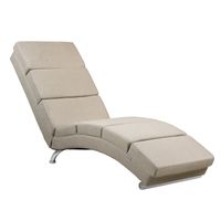 Casaria Relaxliege London Sand Webstoff