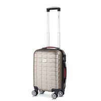 monzana Koffer Hartschale Exopack Champagner M aus ABS 40l 61x31x21cm