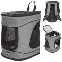 Cadoca Haustierrucksack Grau 41x30x31cm