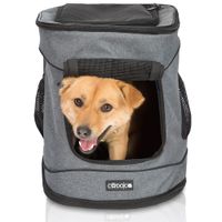 Cadoca Haustierrucksack Grau 41x30x31cm