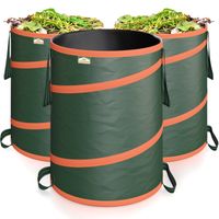 Gardebruk Popup Gartentasche 3er-Set Grün je 165 Liter