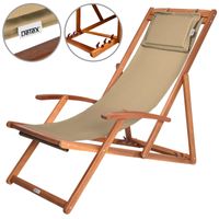 Casaria Sonnenliege Dune Akazienholz