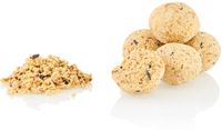 100x Meisenknödel ohne Netz, Fettfutter mit Insekten für Wildvögel