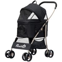 Hundewagen, 2 in 1 Hundetrolley, faltbarer Hundebuggy, Tragetasche
