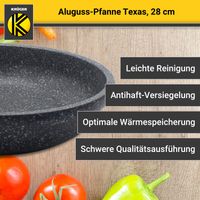 Aluguss Pfanne TEXAS, 28 cm