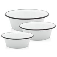 Emailliertes Schüssel-Set 3 tlg. (24, 28, 32 cm)
