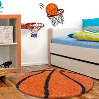 Teppich, FUN 6002, ORANGE, 100 x 100 cm