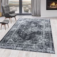 Teppich, FIESTA 4301, BLACK, 80 x 250 cm