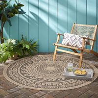Teppich, COMILLA 0887, BLACK, 120 x 120 cm