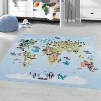 Teppich, PLAY 2917, BLUE, 140 x 200 cm