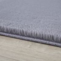 Teppich, POUFFY 5100, GREY, 120 x 120 cm