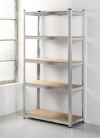  Schwerlastregal,  5 Ablagen je 125kg belastbar, 180 x 90 x 40 cm