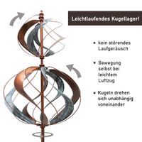 Windrad "Tulip", 213 cm hoch