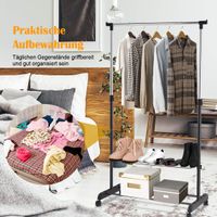 COSTWAY Kleiderständer höhenverstellbar