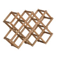 Weinregal für 10 Flaschen faltbar HWR16-HOL Holz