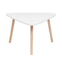 Couchtisch aus Holz, ca. 80 x 80 x 48 cm - Weiß