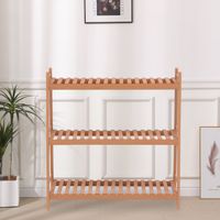 Pflanzenregal mit 3 Ablagen aus Holz, ca. 86 cm x 32 cm x 90 cm 