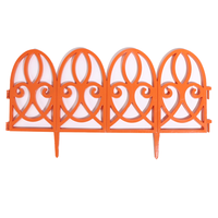 10er-Set Gartenzaun aus PP, ca. 56 x 29,5 cm