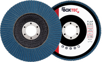 Profi-Fächerscheiben BLAU 125mm INOX Lamellenscheiben Schleifscheiben 20er Pack MIX-Set