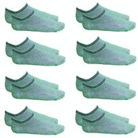 Zecond Zkin 8 Paar Sneaker Socken Gr. 32 - 38 grau Sommersocken Füßlinge aus Baumwolle