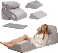 COSTWAY 6-teiliges orthopädische Kissen-Set