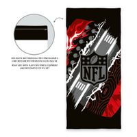 NFL Fitness-Tuch mit Flap Größe 50x110 + 15 cm