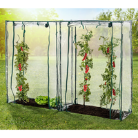 2er-Set Tomatengewächshäuser, ca.150 x 100 x 50 cm 